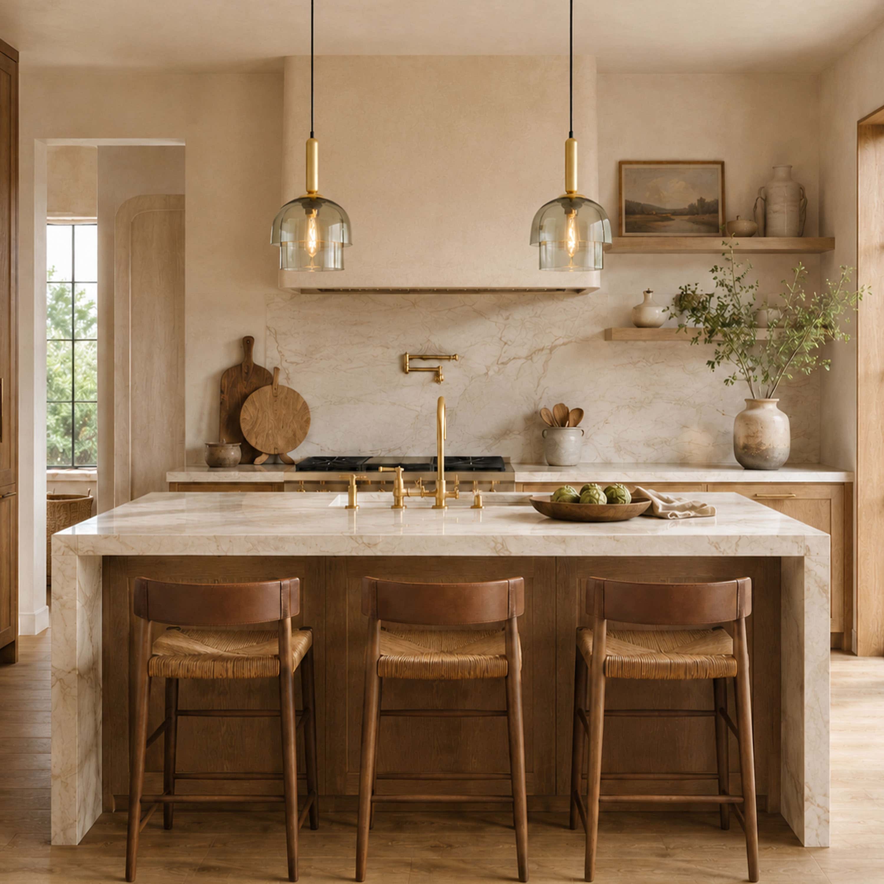 Velorien Glass Tiered Pendant Light