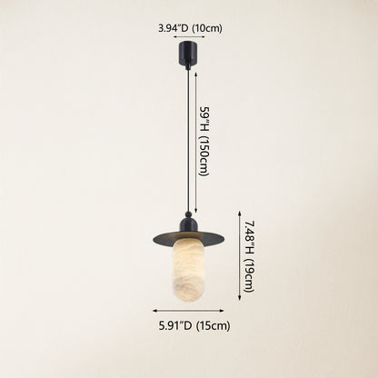 Bloom Alabaster Grace Pendant 8" H