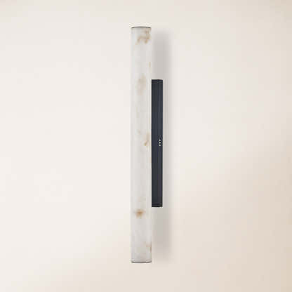 Sylvia Palladian Resin Alabaster Texture Wall Sconce 36"H