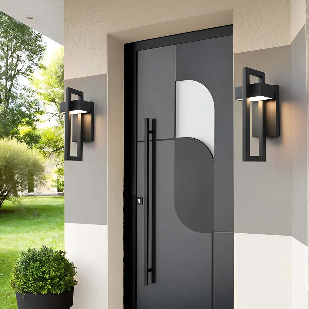 Aqualith Rectangular Minimalist Outdoor Wall Light