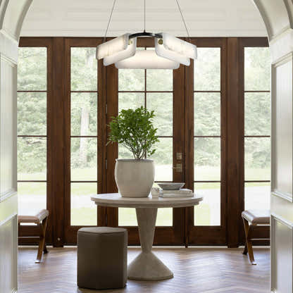 Deli Alabaster Chandelier 24″D