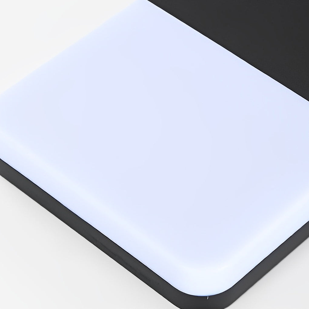 Rechteckige kreative LED wasserdichte schwarze moderne Außenwandleuchten Beleuchtung