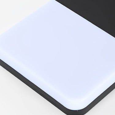 Rechteckige kreative LED wasserdichte schwarze moderne Außenwandleuchten Beleuchtung