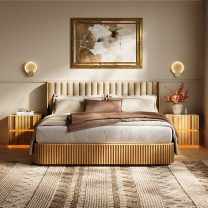 Isla Oak Sintered Stone Nightstand 20" W