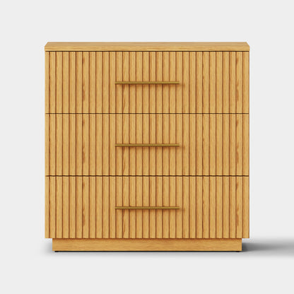 Holt 95" Oak 9-Drawer Chest(Set of 3)