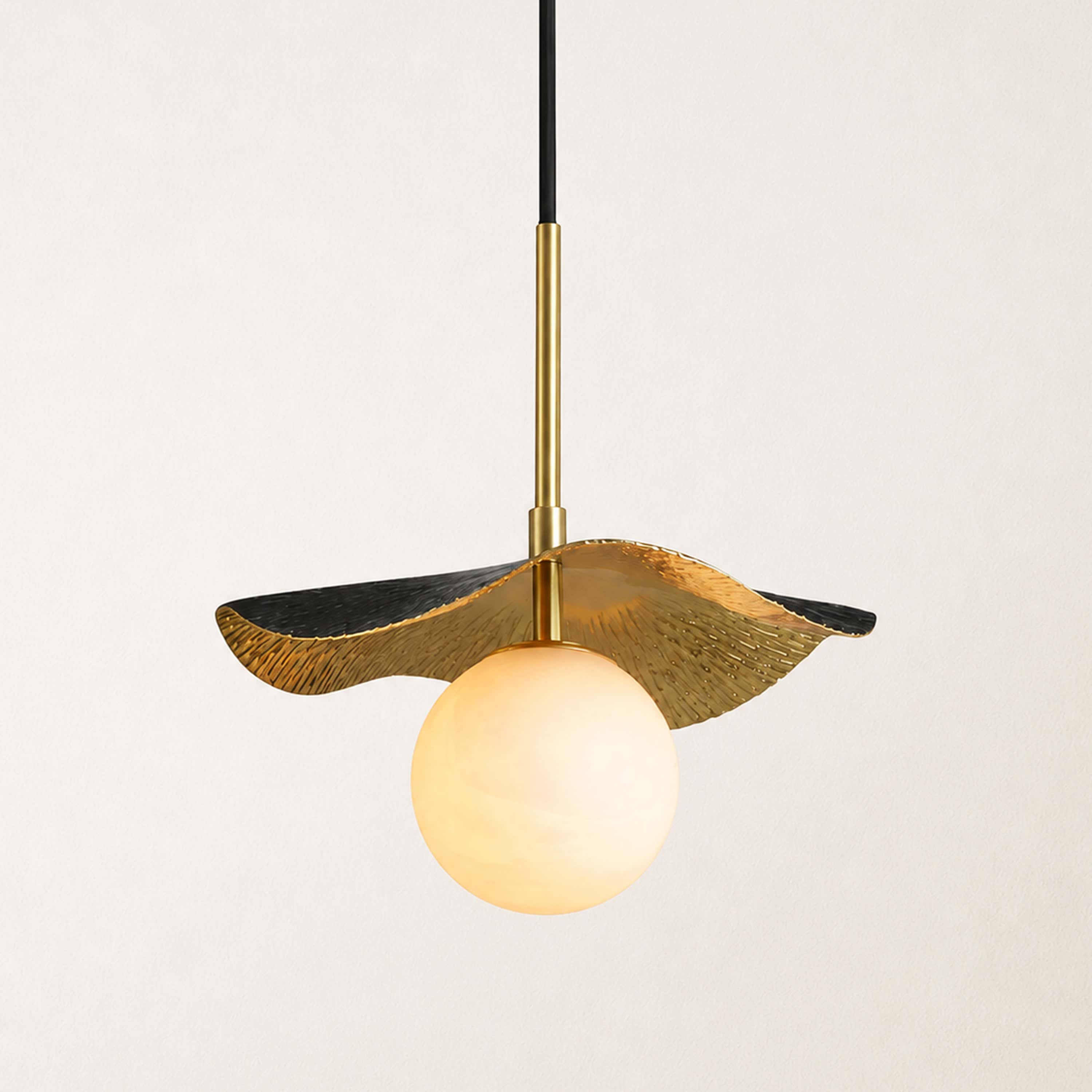 Ondine Alabaster Spherical Pendant Light