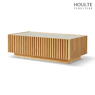Rechteckiger Couchtisch Isla aus Eiche, 119 cm