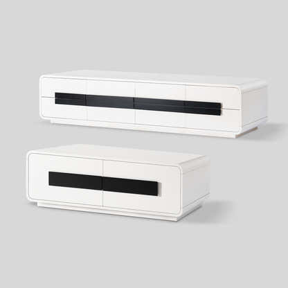 Soren Media Console And Coffee Table Set