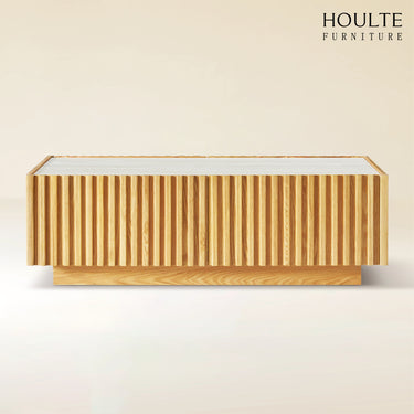 Rechteckiger Couchtisch Isla aus Eiche, 119 cm