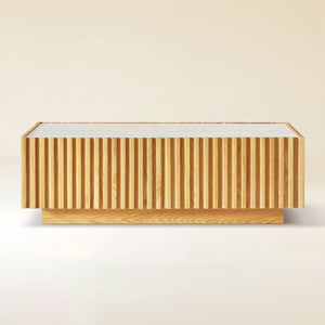 Isla Oak Rectangle Coffee Table 47