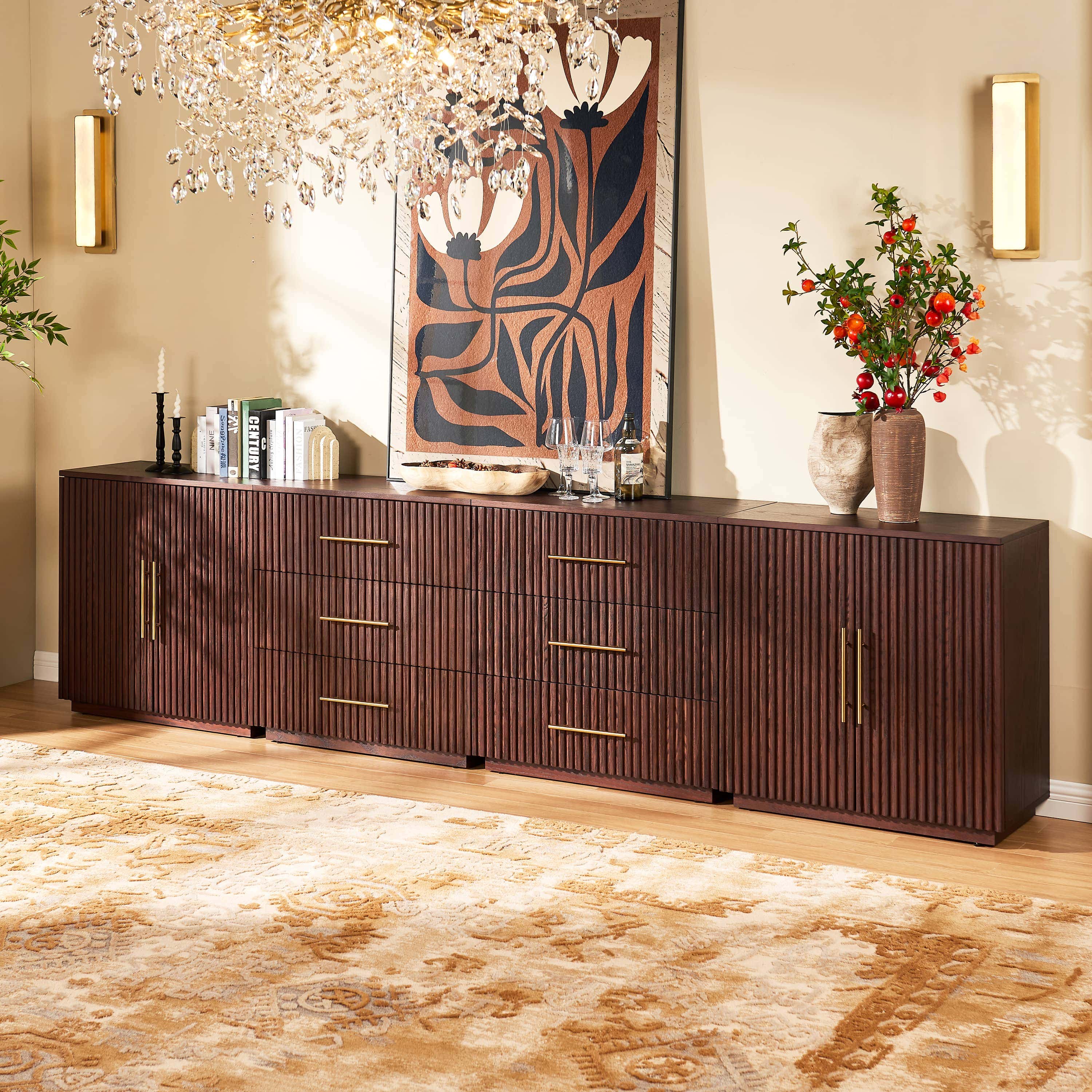 Aurelian Relief Wool-Blend Rug