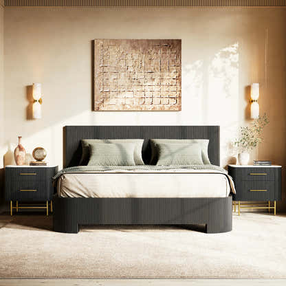 Ewan Sintered Stone Nightstand 26"W