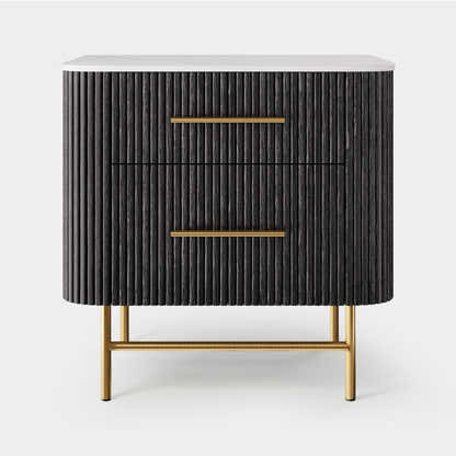 Ewan Sintered Stone Nightstand 26"W