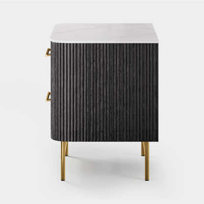 Ewan Sintered Stone Nightstand 26"W