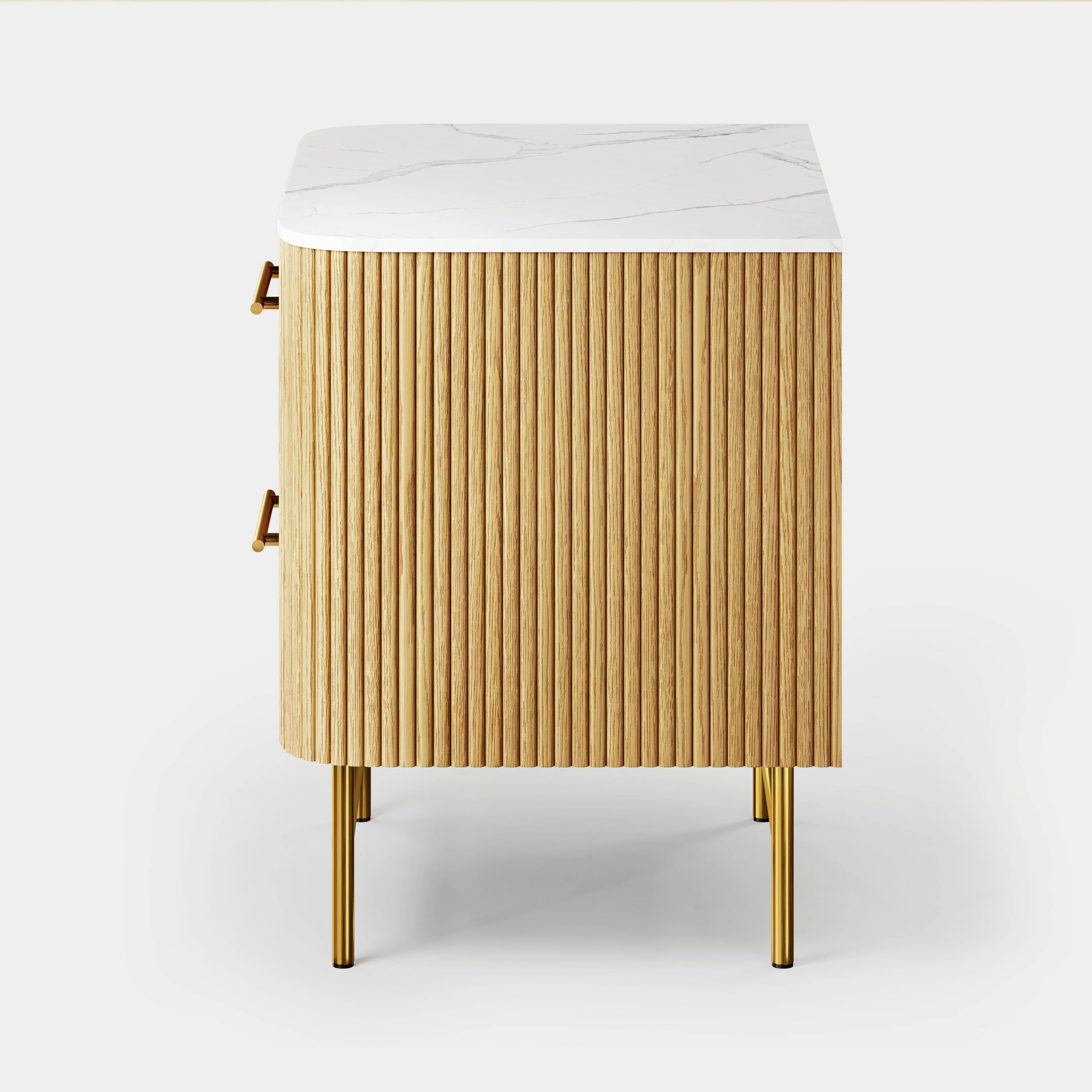 Ewan Sintered Stone Nightstand 26"W