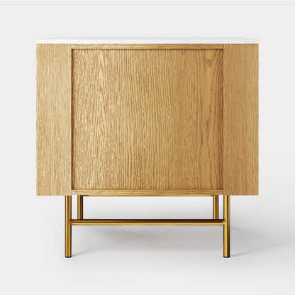 Ewan Sintered Stone Nightstand 26"W