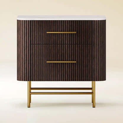 Ewan Sintered Stone Nightstand 26"W