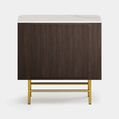 Ewan Sintered Stone Nightstand 26"W