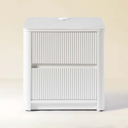 Celia Burnt Stone Nightstand 20"