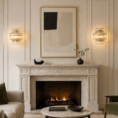 Ondalia Tiered Glass Wall Sconce