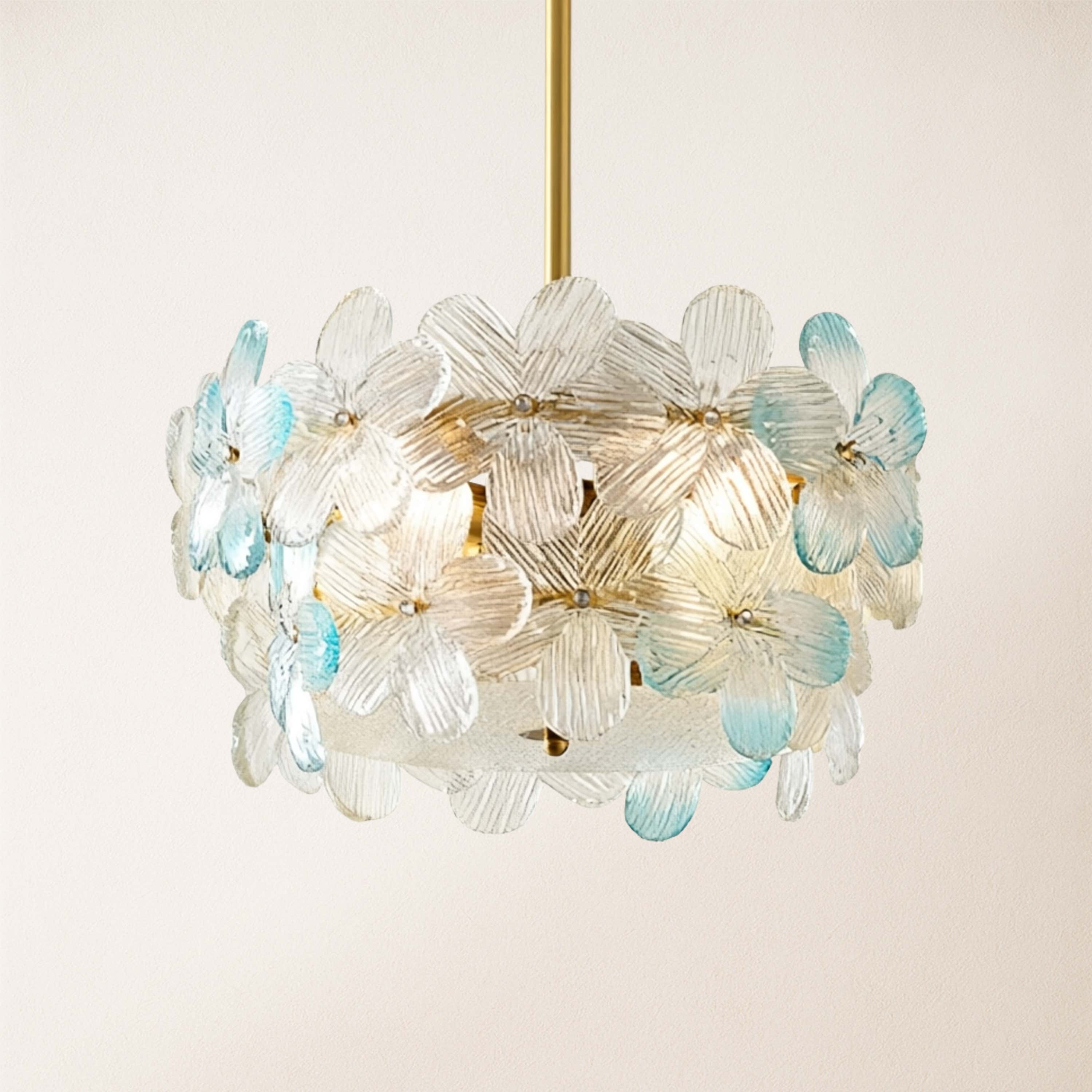 Blumea Cluster Glass Flush Mount