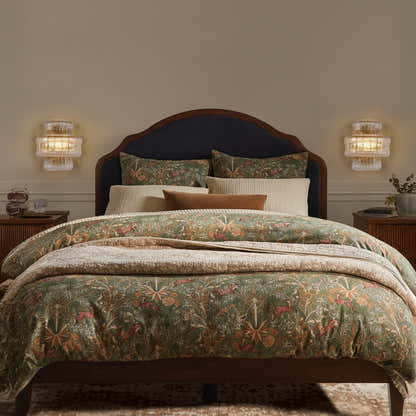 Ondalia Tiered Glass Wall Sconce