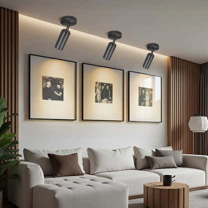 ArtGlow Verstellbare Spot-Downlight-Wandleuchte 2,8"D