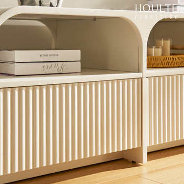 Naru Media Console and Coffee Table Set