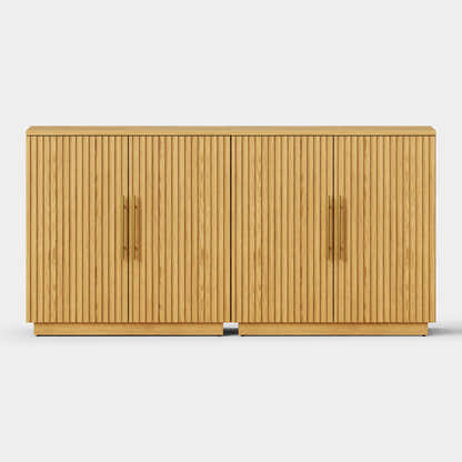 Holt 63″ Medienkonsole aus Eiche (2er-Set) 