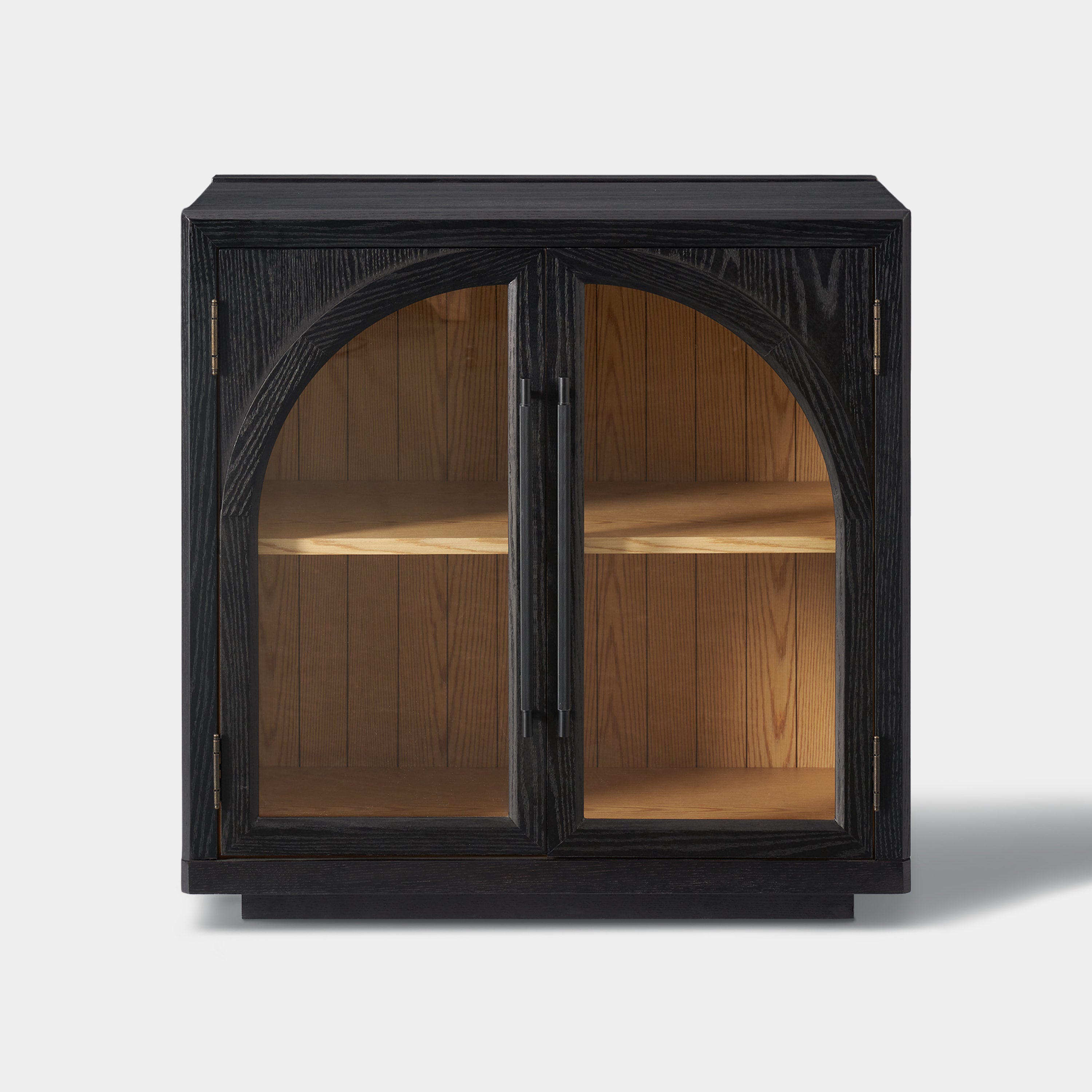 Alvar Arched 94,5″ Modulare Medienkonsole aus Eiche (3er-Set)