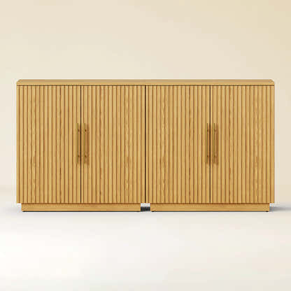 Holt 63″ Medienkonsole aus Eiche (2er-Set) 