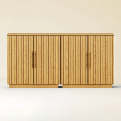 Holt 63″ Medienkonsole aus Eiche (2er-Set) 