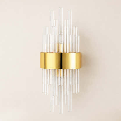 Claridell Crystal Tubular Wall Sconce