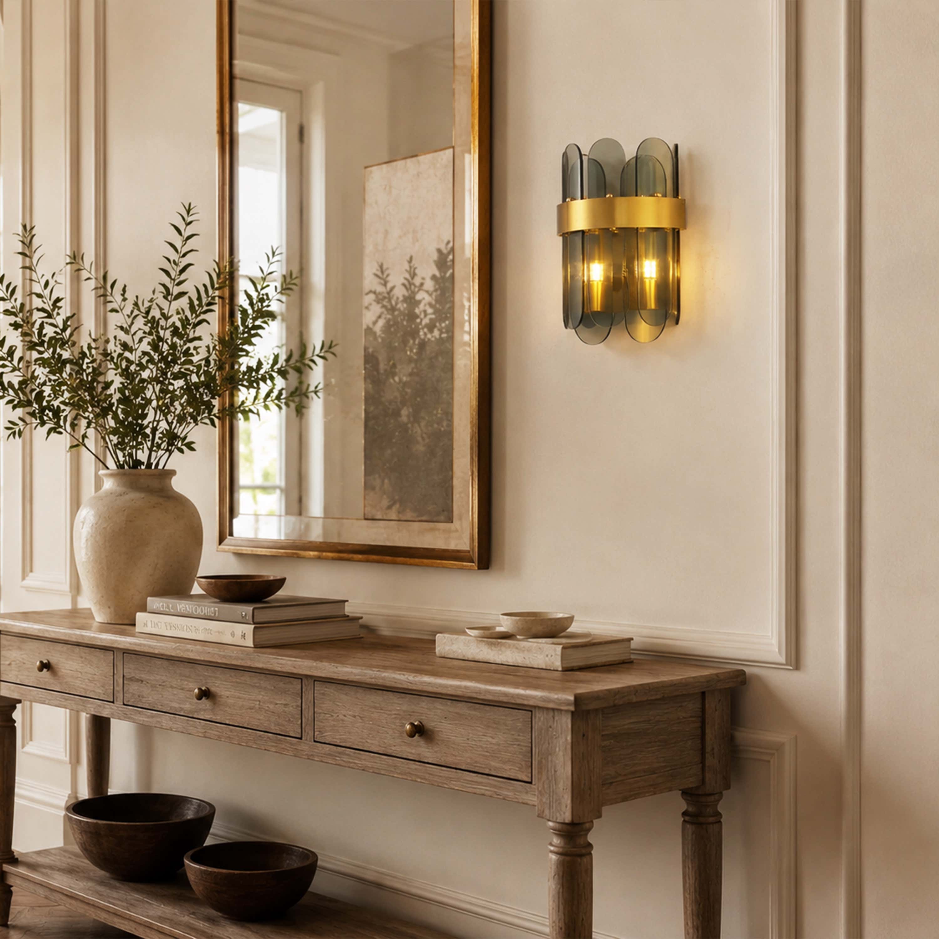 Cyra Glass Wall Sconce