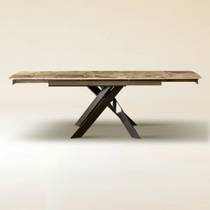 Labarthe Extended Rectangular Sintered Stone Dining Table 63