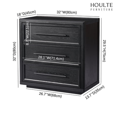 Alvar Arched 128″ Modulare Medienkonsole aus Eiche (4er-Set)