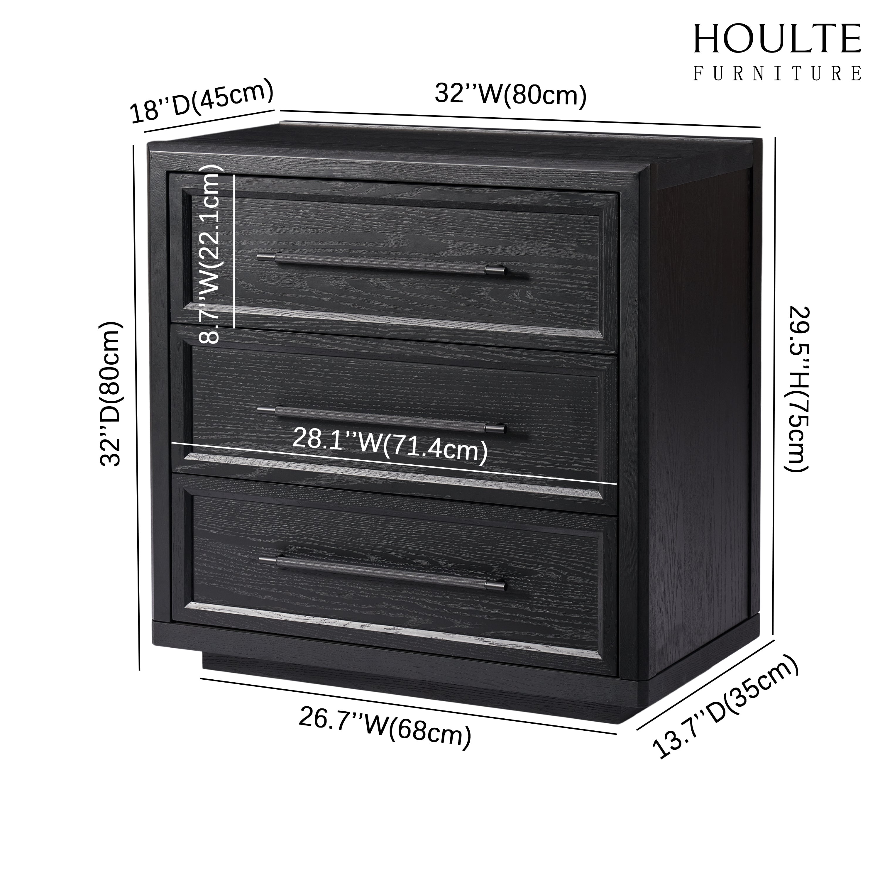 Alvar Arched 94,5″ Modulare Medienkonsole aus Eiche (3er-Set)