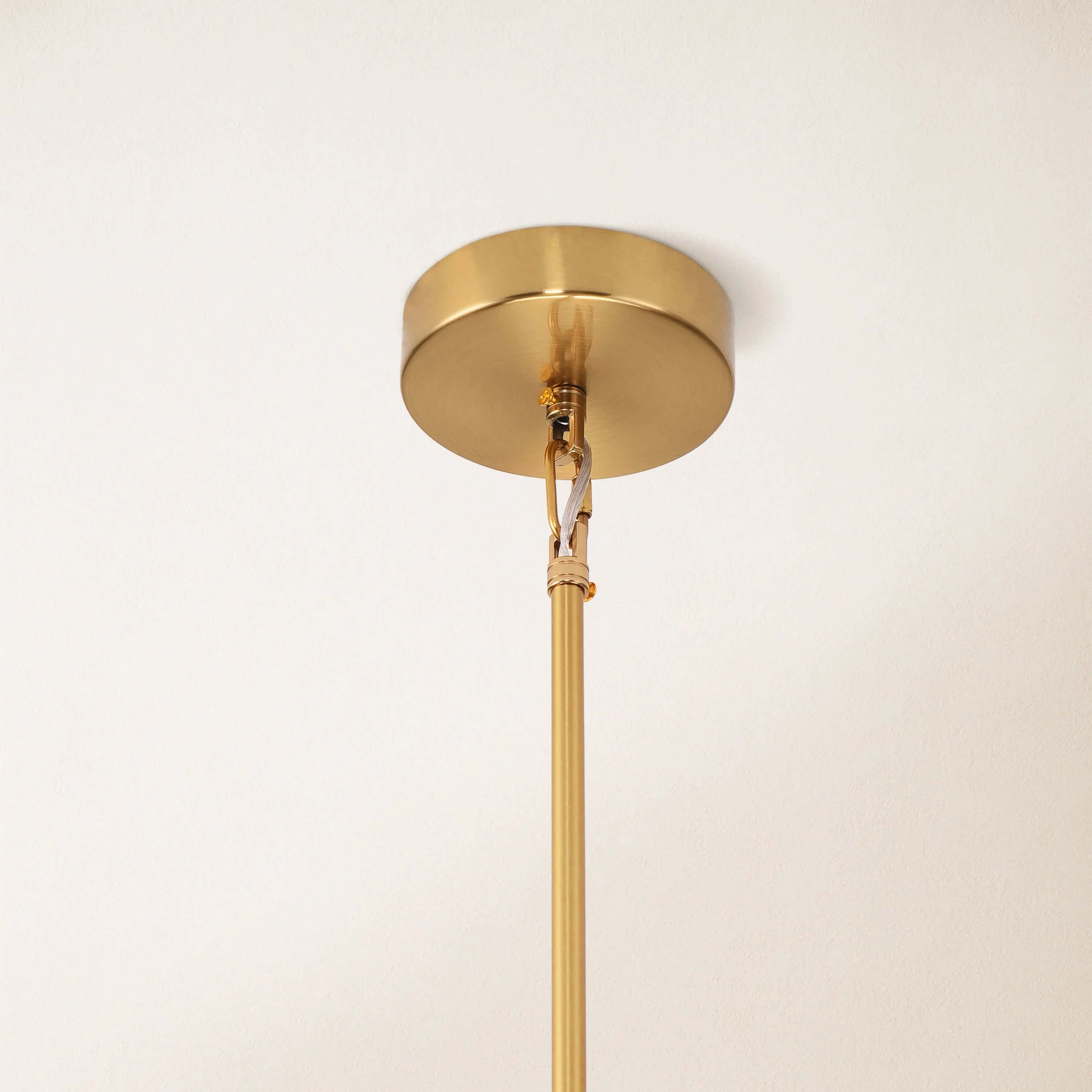 Arlo Alabaster Pendant Lights 4"D#Finish_Gold