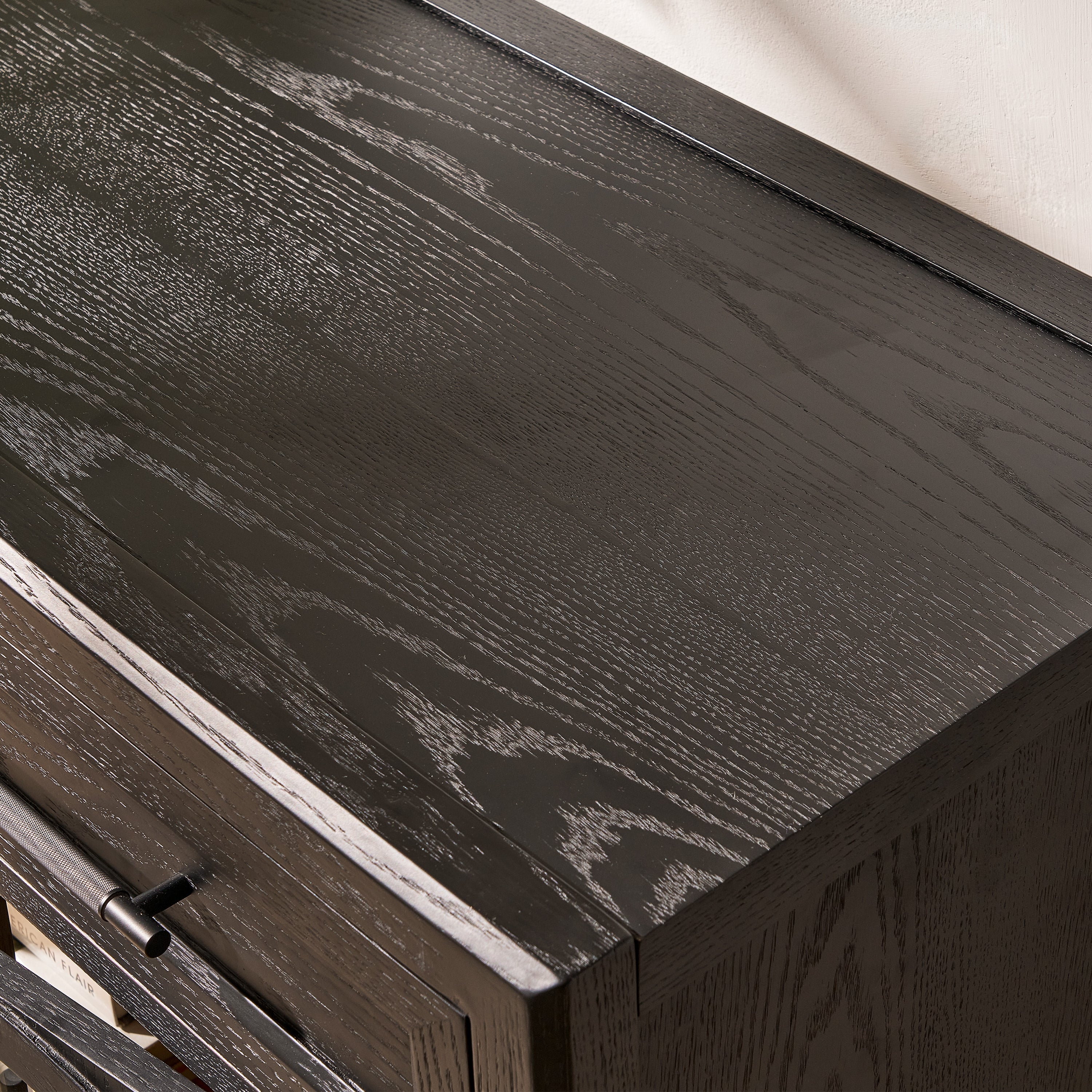 Alvar gewölbtes 96" Sideboard aus Eiche mit Schubladen (3er-Set)