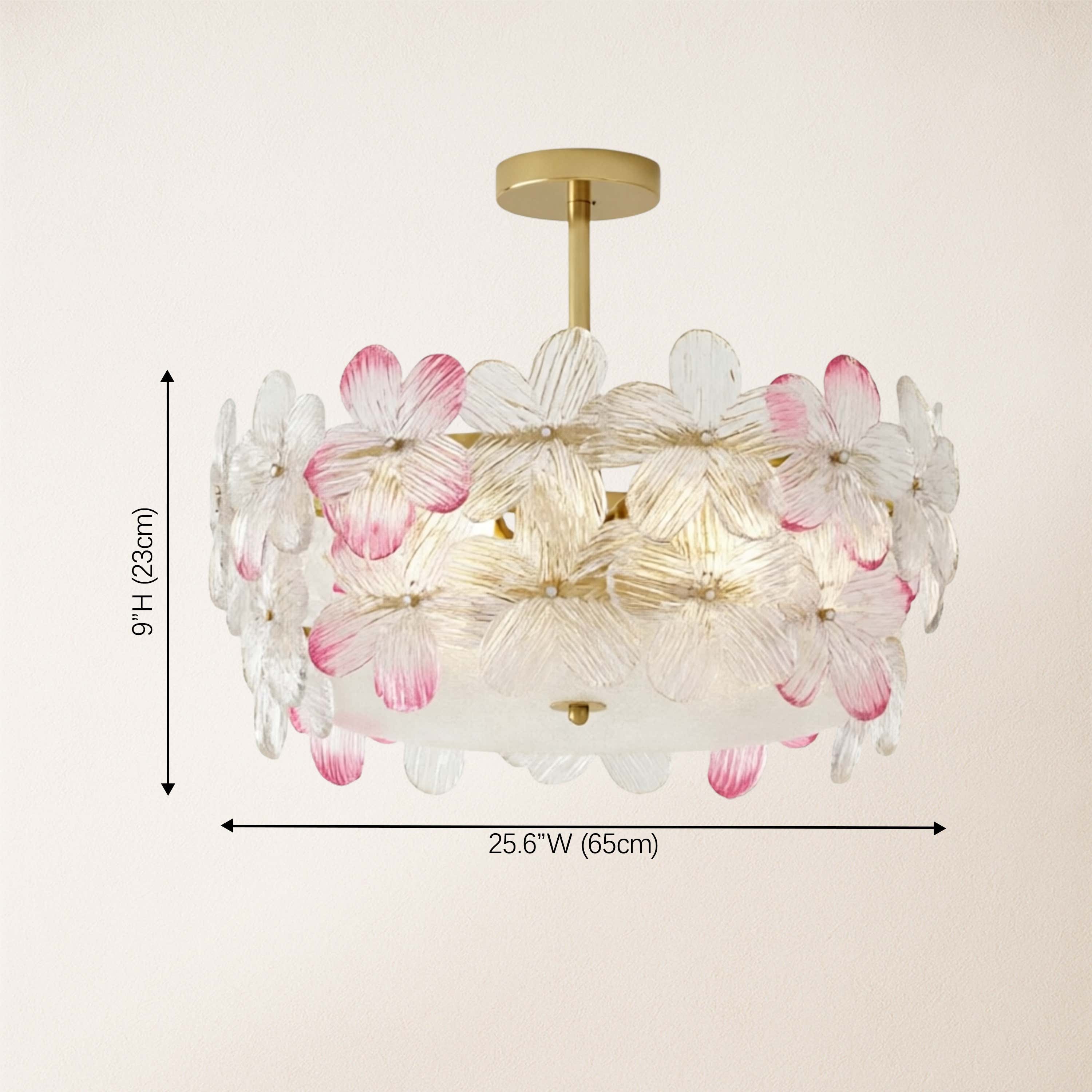 Blumea Cluster Glass Flush Mount