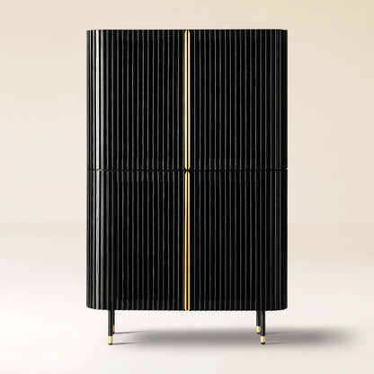 Ewan 67″H Oak Vertical Combination Cabinet(Set of 2)