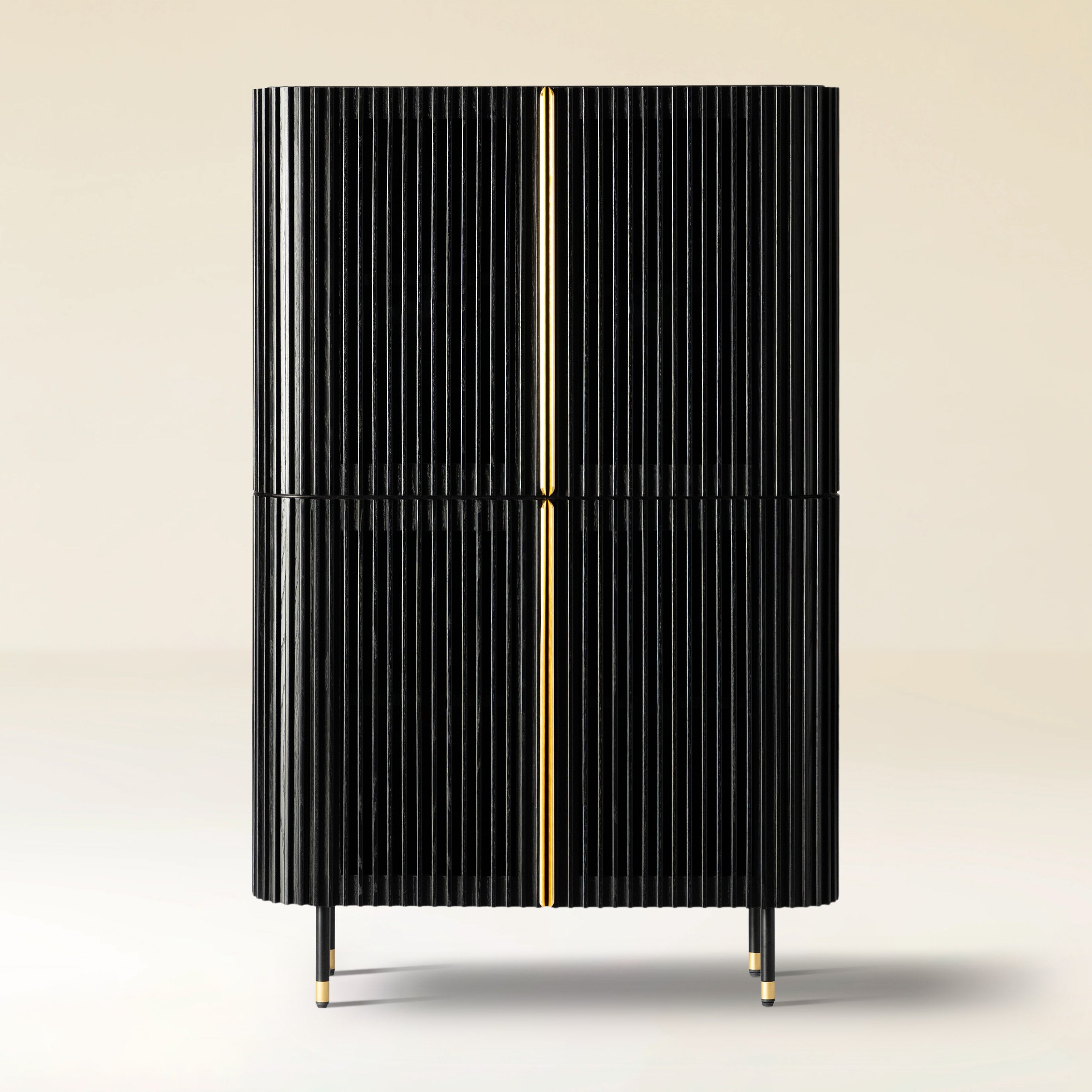 Ewan 66,7″H Vertikaler Kombinationsschrank aus Eiche (2er-Set)