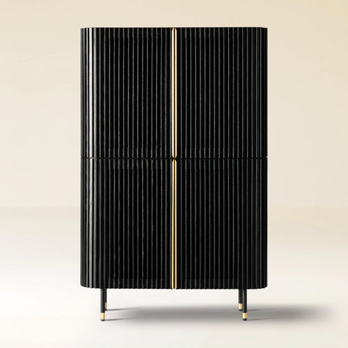 Ewan 66,7″H Vertikaler Kombinationsschrank aus Eiche (2er-Set)