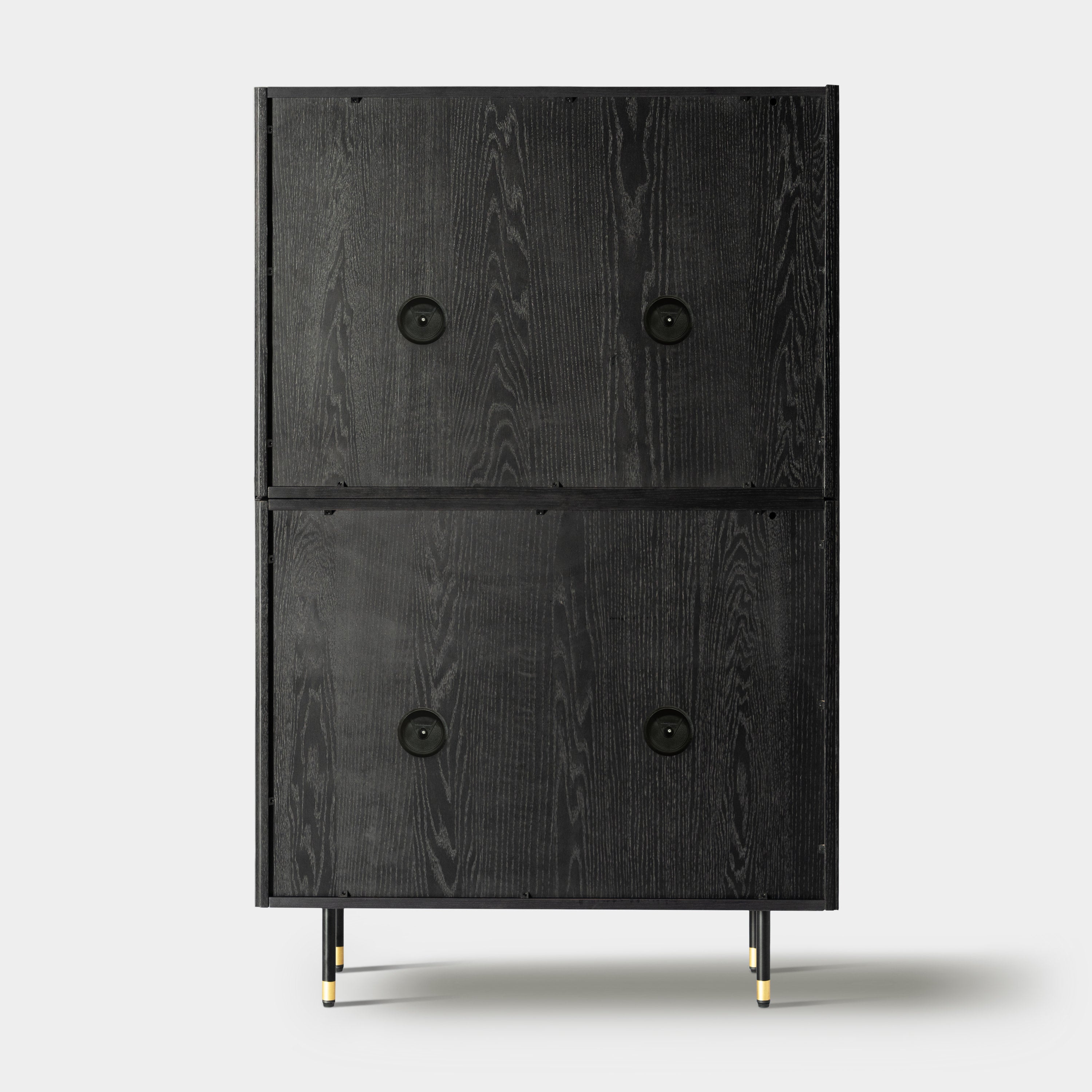 Ewan 66,7″H Vertikaler Kombinationsschrank aus Eiche (2er-Set)