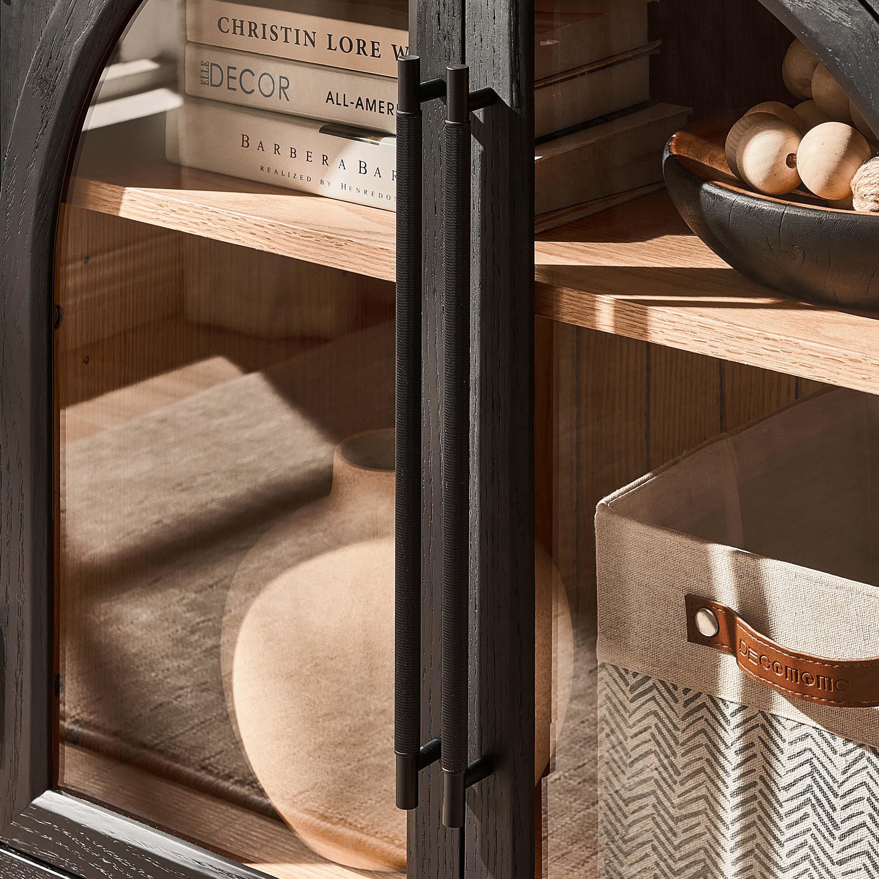 Alvar gewölbtes 96" Sideboard aus Eiche mit Schubladen (3er-Set)