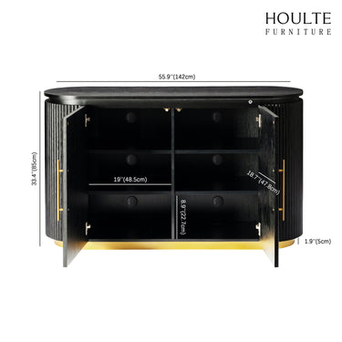 Holton Eichen-Sideboard, 142 cm breit