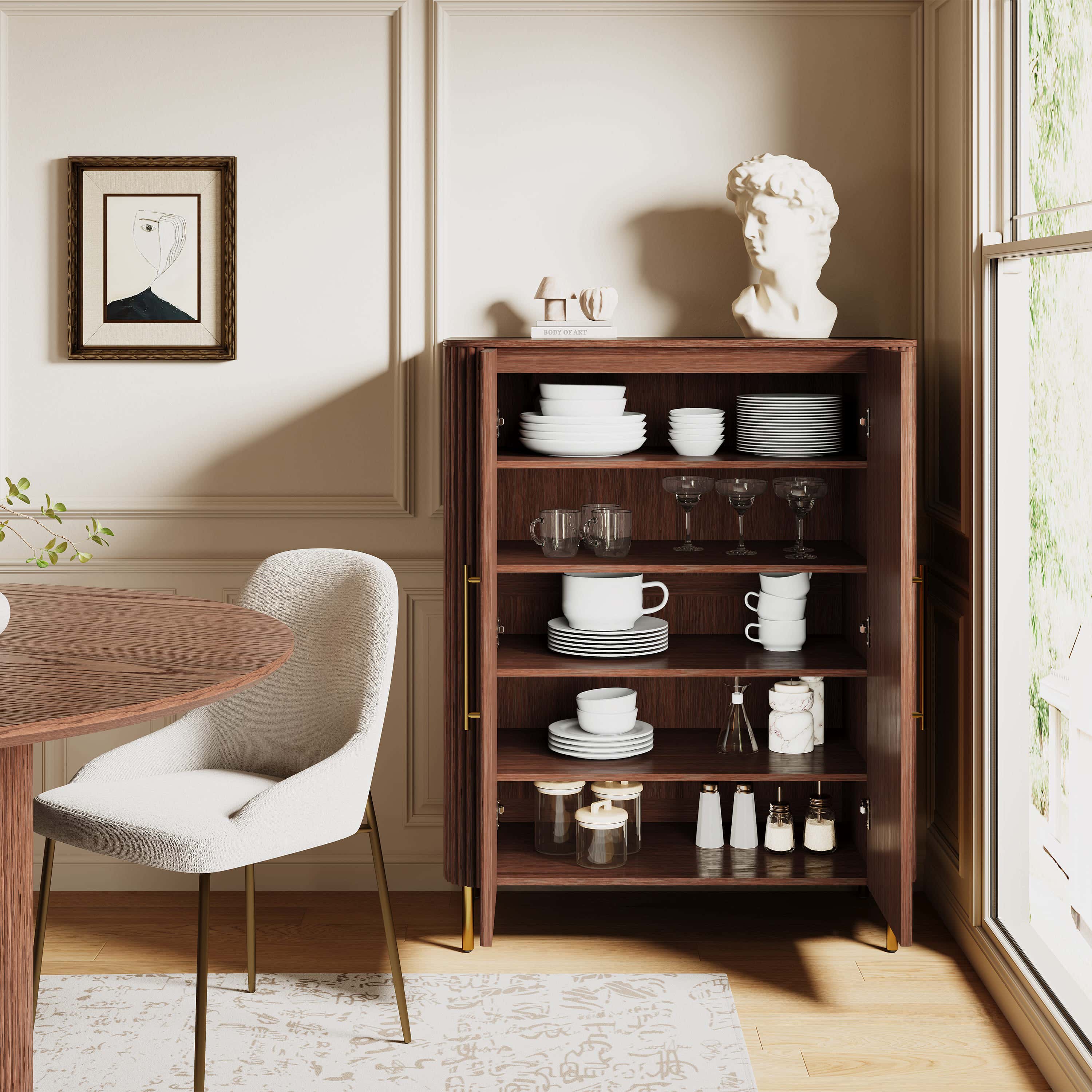 Tate Oak Cabinet 47"