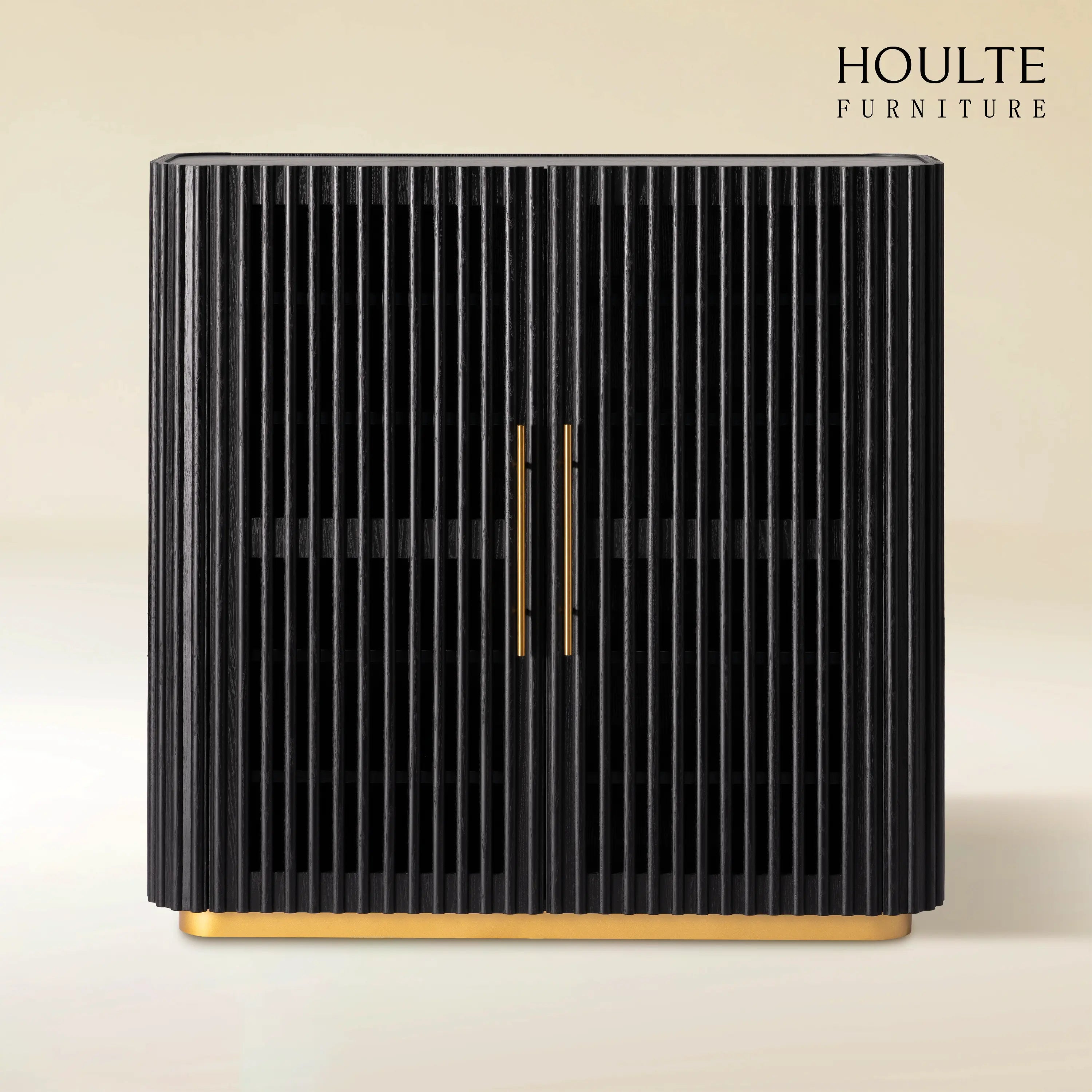 Holton 47"H Eichenholz-Aufbewahrungsschrank