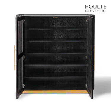 Holton 47"H Eichenholz-Aufbewahrungsschrank
