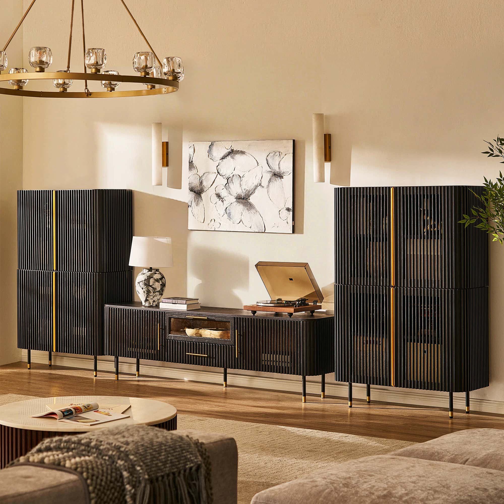 Ewan Oak Medienkonsole 80"B